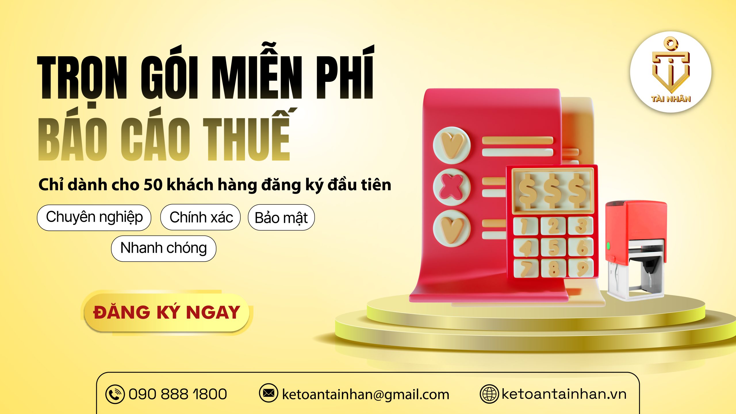 Dịch vụ kế toán báo cáo thuế
