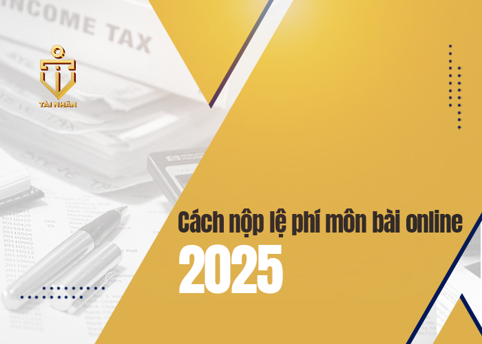 cách nộp lệ phí môn bài online 2025